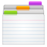 Whatsapp design of the card index dividers emoji verson:2.23.2.72