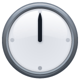 Whatsapp design of the twelve o’clock emoji verson:2.23.2.72