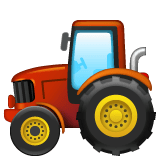 Whatsapp design of the tractor emoji verson:2.23.2.72