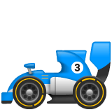 Whatsapp design of the racing car emoji verson:2.23.2.72