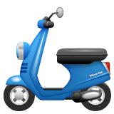 Whatsapp design of the motor scooter emoji verson:2.23.2.72