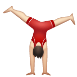 Whatsapp Whatsapp design of the person cartwheeling: light skin tone emoji verson:2.23.2.72