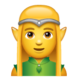 Whatsapp design of the man elf emoji verson:2.23.2.72