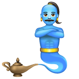 Whatsapp design of the man genie emoji verson:2.23.2.72