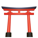 Whatsapp design of the shinto shrine emoji verson:2.23.2.72
