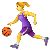Whatsapp design of the woman bouncing ball emoji verson:2.23.2.72
