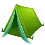 Whatsapp design of the tent emoji verson:2.23.2.72