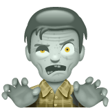 Whatsapp design of the man zombie emoji verson:2.23.2.72