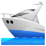 Whatsapp design of the motor boat emoji verson:2.23.2.72