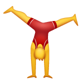 Whatsapp design of the person cartwheeling emoji verson:2.23.2.72
