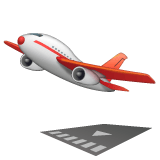 Whatsapp design of the airplane departure emoji verson:2.23.2.72