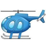 Whatsapp design of the helicopter emoji verson:2.23.2.72