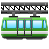 Whatsapp design of the suspension railway emoji verson:2.23.2.72