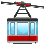 Whatsapp design of the mountain cableway emoji verson:2.23.2.72