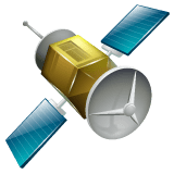 Whatsapp design of the satellite emoji verson:2.23.2.72