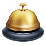 Whatsapp design of the bellhop bell emoji verson:2.23.2.72