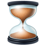 Whatsapp design of the hourglass not done emoji verson:2.23.2.72