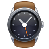 Whatsapp design of the watch emoji verson:2.23.2.72