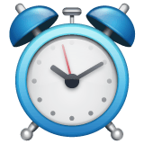 Whatsapp design of the alarm clock emoji verson:2.23.2.72
