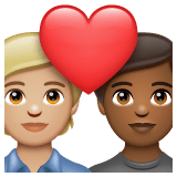Whatsapp design of the couple with heart: person person medium-light skin tone medium-dark skin tone emoji verson:2.23.2.72