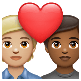 Whatsapp design of the couple with heart: person person medium-light skin tone medium-dark skin tone emoji verson:2.23.2.72